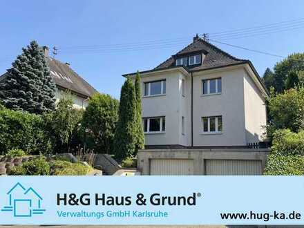 Stadtvilla mit Traumgrundstück, Südterrasse, 3 Bädern + 2 Garagen in TOP-Lage von G