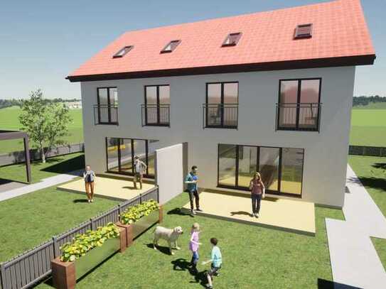 Doppelhaushälfte in Niedrigenergiebauweise mit Photovoltaik in begehrter Süd-West-Lage