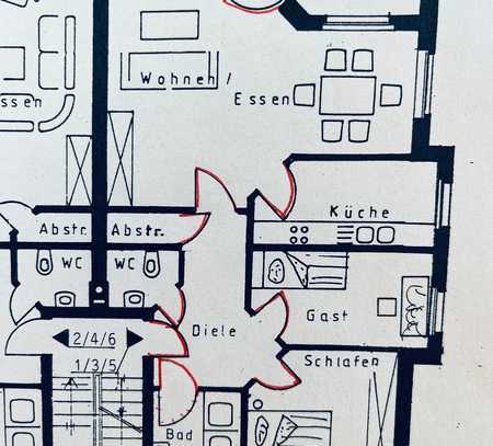 Helle, hochwertige 3-Zimmer-Wohnung mit Balkon in Minden, innenstadtnah