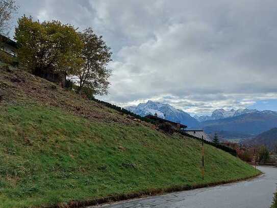 Bauplatz mit Bergblick in Berchtesgaden/ Oberau