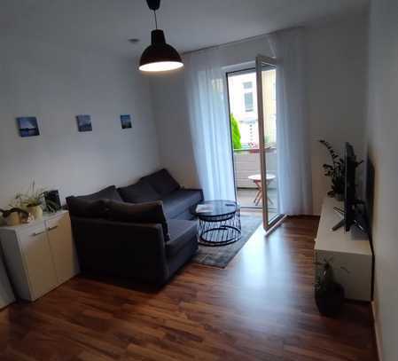 Helle 2,5-Raum-Wohnung in Oberhausen-46045 mit Balkon und Gemeinschaftsgarten