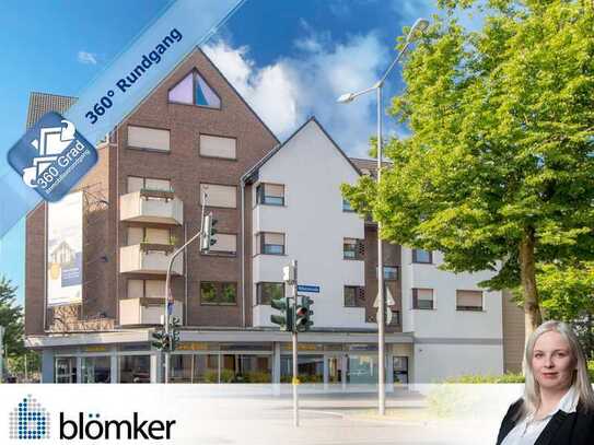 Blömker! Vermietete 4,5-Raum-Wohnung im ersten Obergeschoss mit Balkon im Herzen von Gladbeck!