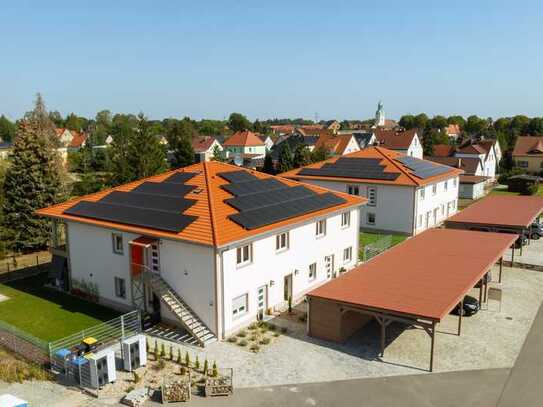 Erstbezug! Neu! Gehobene 3-Raum-Wohnung mit großem Balkon vor den Toren Dresdens