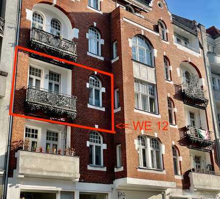 3-ZIMMER/KÜCHE/BAD/BALKON..KREUZBERG=LEBENSWERTES WOHNEN IM TOP-ALTBAU=PARKETT=BEZUGSFREI 01.02.2025