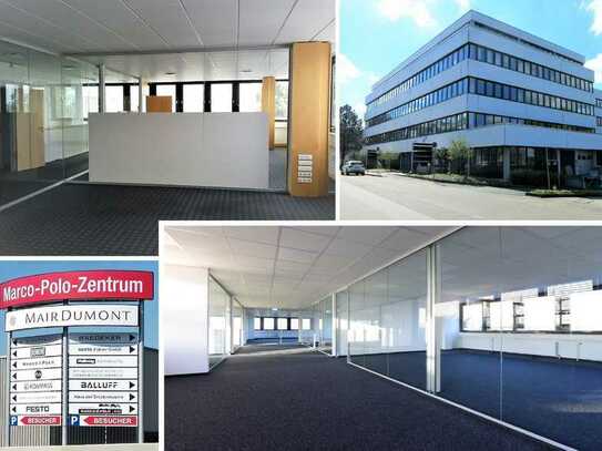 Moderne Büroflächen im Marco-Polo Zentrum mit Kantine, Kita und Konferenzräumen