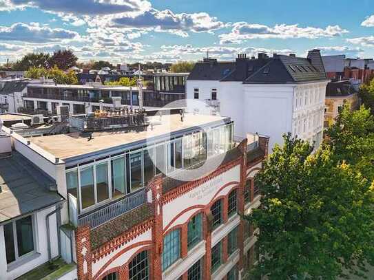 bürosuche.de: Loftfläche mit Dachterrasse in Hamburg-Ottensen!