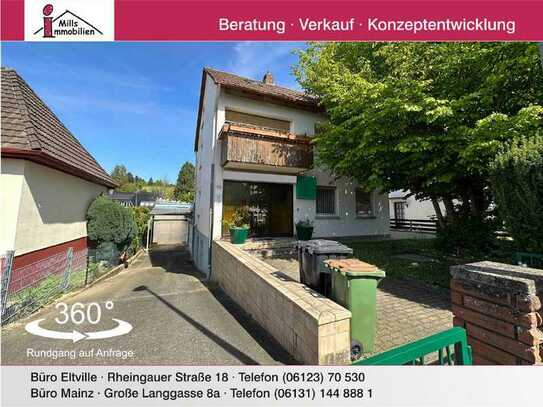 Wohnhaus mit Gewerbemöglichkeit- vielseitig nutzbar auf Erbpachtgrundstück in Mainz-Hechtsheim
