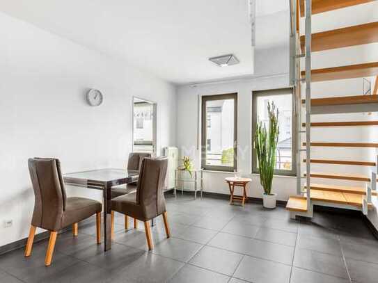 Charmante Maisonette-Wohnung mit Balkon, EBK und Dachterrasse in begehrter Lage