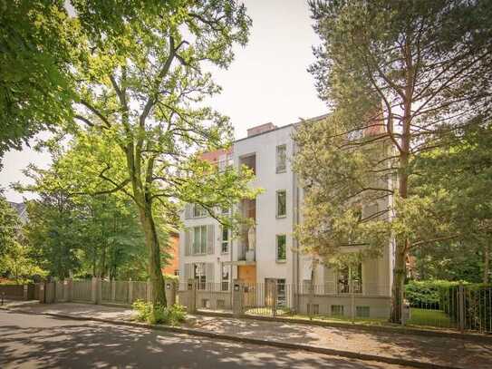 Klein und fein: Büro gegenüber dem Schlosshotel Grunewald in der Brahmsstraße