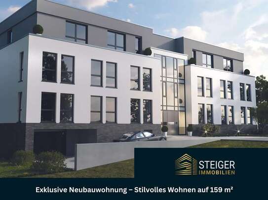 Exklusive barrierefreie Neubauwohnung – Stilvolles Wohnen auf 159 m² mit Terrasse in zentraler Lage