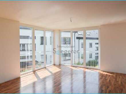 Immobilien Seegerer: Moderne, ruhig gelegene 3-Zi.-Wohnung mit großzügigem Balkon