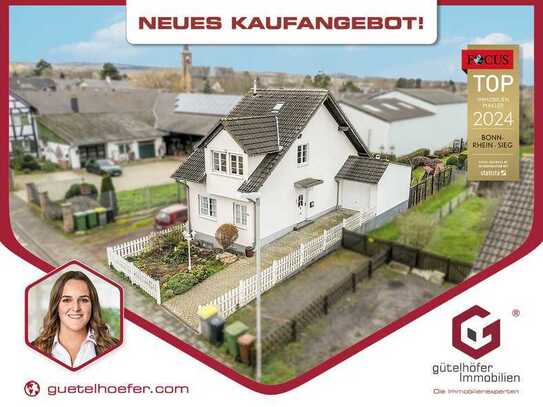 Ideal für Paare! Bezugsfreies Einfamilienhaus mit Garten, Garage und viel Potenzial in Ersdorf