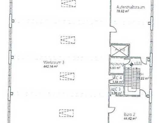 600m² moderne Gewerbefläche mit großzügige Küche/Aufenthaltsraum