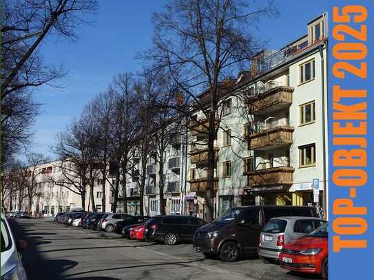 Stilvolle, gepflegte 2,5-Raum-Wohnung mit Balkon in München Ramersdorf