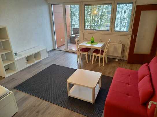 Möblierte 1-Zimmer-Wohnung mit Balkon in Karlsruhe, Durlach