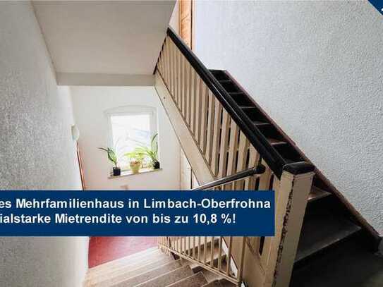 Attraktives Mehrfamilienhaus in Limbach-Oberfrohna – Potenzialstarke Mietrendite von bis zu 10,8