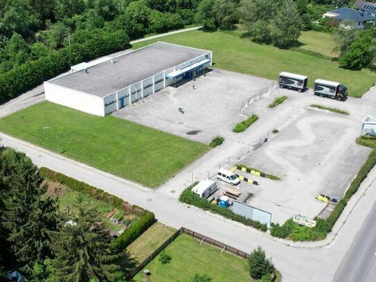 Grundstück inkl. Halle in Pottenstein anmietbar