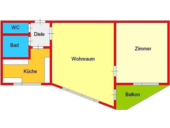 Großzügige 2-Zimmerwohnung mit Balkon in erstklassiger UNI-Lage - Leonhardstraße