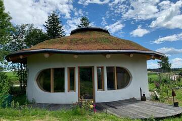 Neubau Strohhaus, schlüsselfertiges Wohnerlebnis