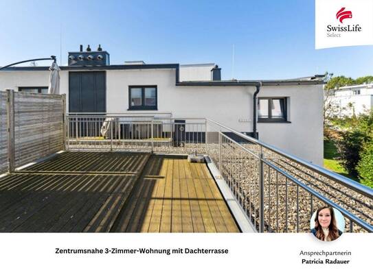 Erstklassige Lage mit durchdachter Raumaufteilung, Dachterrasse und PKW-Stellplatz