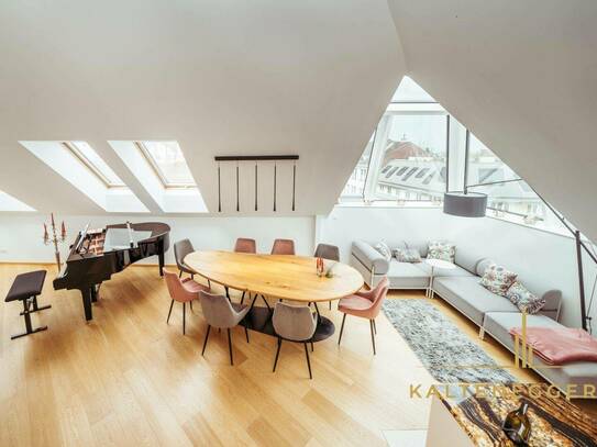 Exklusive, neuwertige Dachgeschosswohnung - 7 Zimmer - 122,81 m² Terrassen