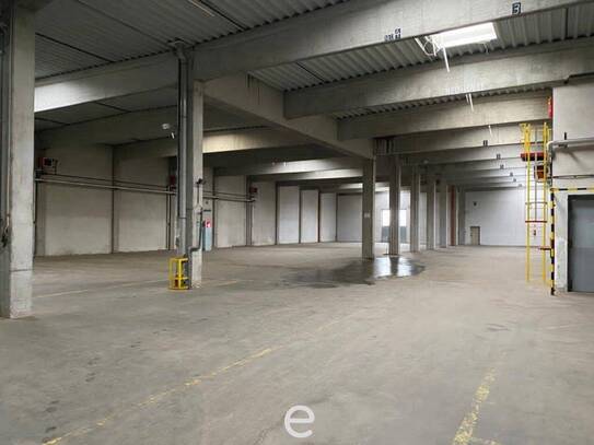 Lagerhalle von 500m² bis ca. 7300m² mit 5x Laderampen in Hörsching zu vermieten kurzfristige Anmietung auch möglich.