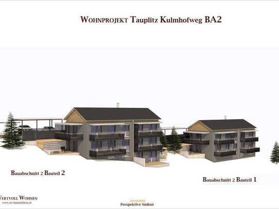 Neubau 3-Zimmerwohnung im 1. OG mit 2 Balkone