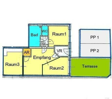 Provisionsfrei: moderne Räumlichkeiten für Ordination/Büro mit zwei Stellplätzen bei LKH / Med-Uni