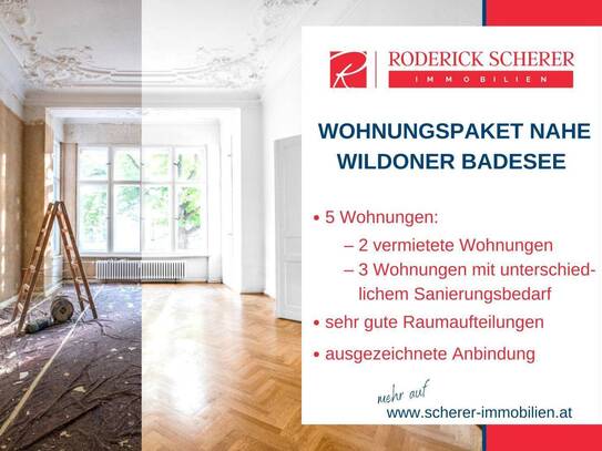 Wohnungspaket: 5 Einheiten mit Balkon verfügbar!