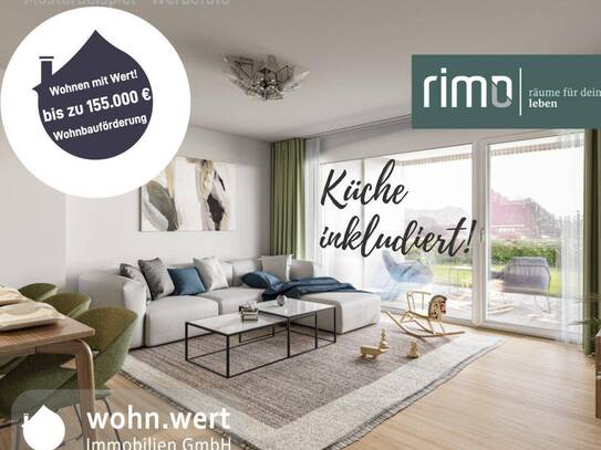 2,5-Zimmer-Terrassenwohnung in Götzis - Ruhelage / Top B3 - inklusive Küche!