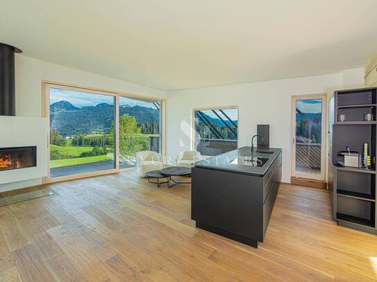 Edle Dachgeschosswohnung mit Wilder Kaiser - Panoramabergblick und luxuriöser Dachterrasse Traumlage in Schwendt I Bezi…