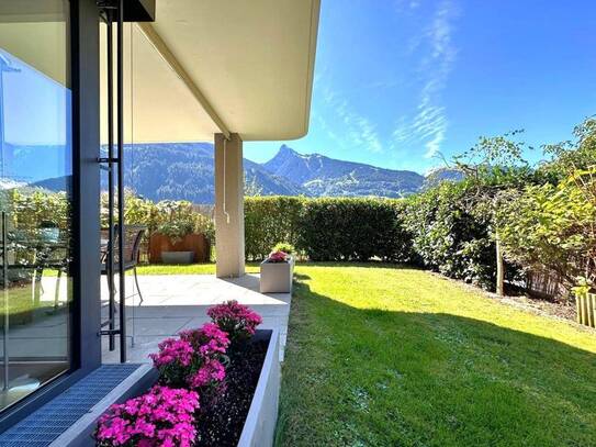 Hochwertige 4-Zimmer Gartenwohnung mit herrlichem Ausblick!