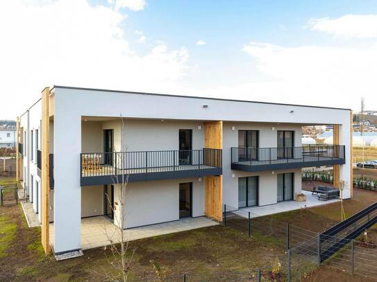 Wunderschöne 4-Zimmer Neubauwohnung mit großzügiger Terrasse, Eigengarten, Tiefgarage, Deckenkühlung, Fußbodenheizung,…