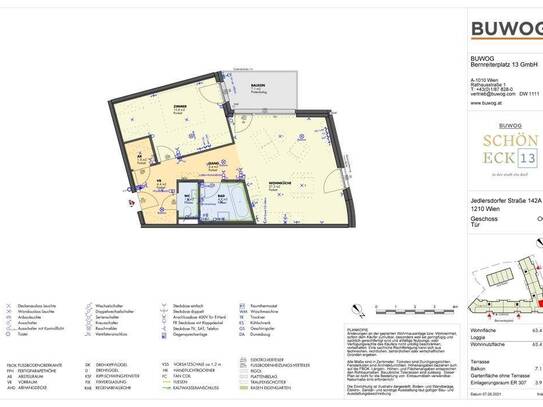 Erstbezug im Herz von Großjedlersdorf!Freundliche 2-Zimmer-Wohnung mit SW-Balkon *Provisionsfrei*