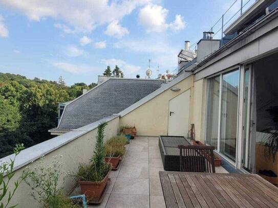 Zentrale Lage Alt-Hietzing: Dachterrassen-Maisonette inkl. 2 Garagenstellplätze.