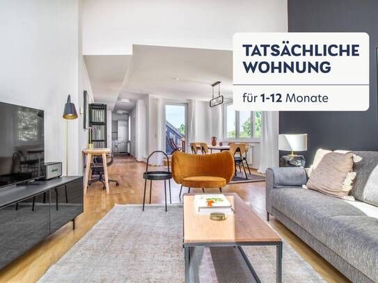 Hochwertige DG-Wohnung neben Schönbrunn, 4 Zimmer mit privater Dachterrasse und Gemeinschaftsgarten (VIE177)