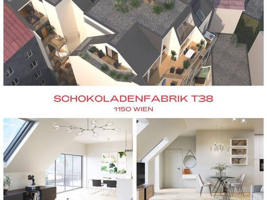 DIE SCHOKOLADENFABRIK - 4 Zimmer DG Wohnung mit südseitigem Balkon