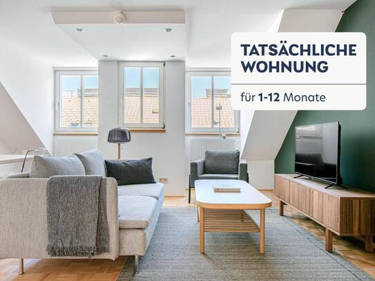 Traumhafte 75m2 Dachterrasse in der Innenstadt, wenige Schritte von Hauptbahnhof und U-Bahn(VIE02)