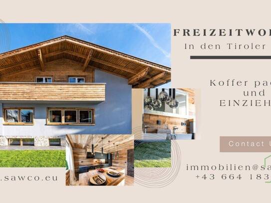 Traumhaftes Chalet mit FREIZEITWOHNSITZ in den Tiroler Bergen - perfekt saniert, 6 Zimmer, Sauna!