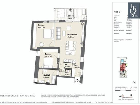 Erstbezug: Top 3-Zimmerwohnung mit großzügigem Balkon | Exklusives Wohnen in Dornbach - Außenpool im Gemeinschaftsgarten