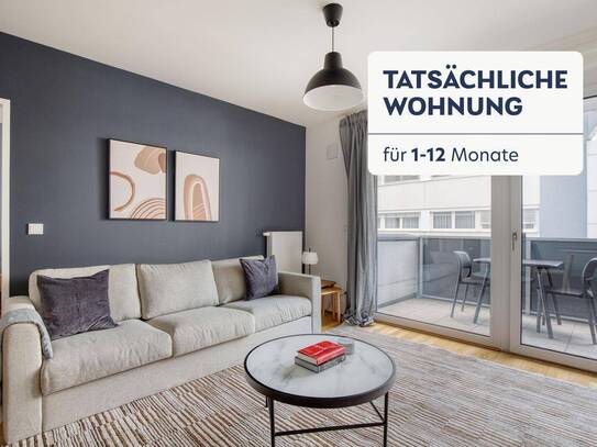 Neubau 2 Zi mit Balkon, Nahe zum 6. Bezirk, U4 Längengeldgasse/U4 Margareten Gürtel (VIE383)