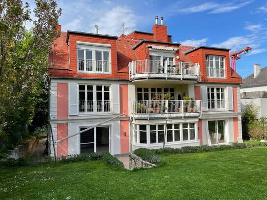 Sonnige, exklusive 4-Zimmer Gartenwohnung mit Terrasse und Garten in bester Ruhelage Ober-St.-Veit's