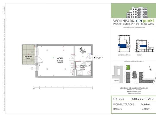 Provisionsfreie Wohnung - Erstbezug - Nähe Kagraner Platz (707)