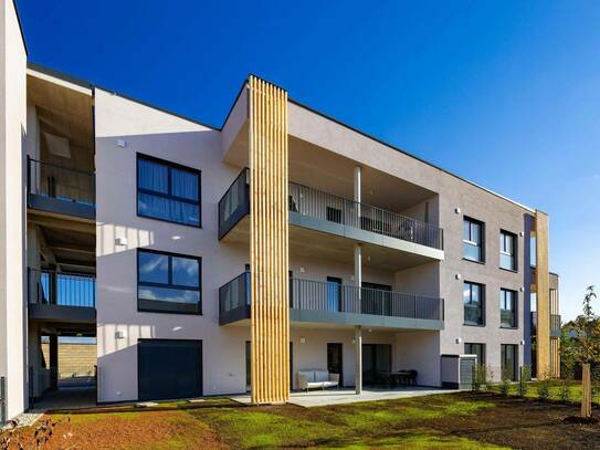 3-Zimmer Neubauwohnung mit großzügigem Balkon, Tiefgarage, Erdwärme, Deckenkühlung, Fußbodenheizung, Photovoltaik, prov…