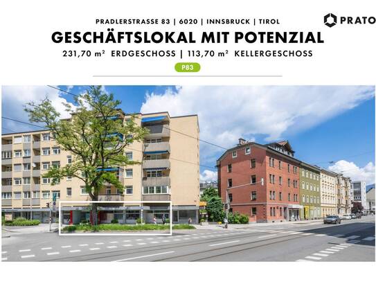 VERKAUF GESCHÄFTSLOKAL MIT POTENZIAL / 345,40 m2 / KAUFPREIS: EUR 1.155.000.-