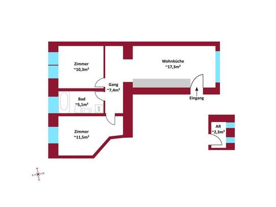 Neubau/Erstbezug I Außenflächen: Terrassen, Balkone & Dachterrassen I Schlüsselfertig I Luftwärmepumpe inkl. Kühlung I