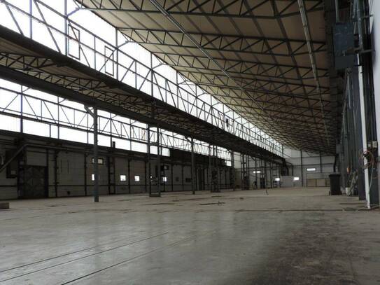 Zur Vermietung gelangt eine Lagerhalle mit ca. 6500 m² Gesamtfläche in Neutal.