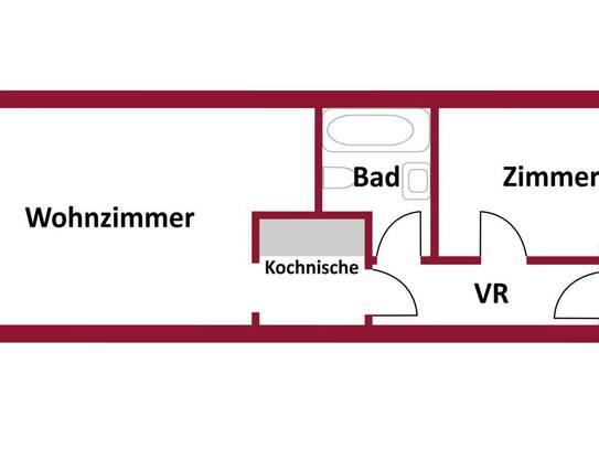 U4&U6 ums Eck - beide Wohnungen direkt nebeneinander - perfekte Raumaufteilung - hauseigene Tiefgarage !