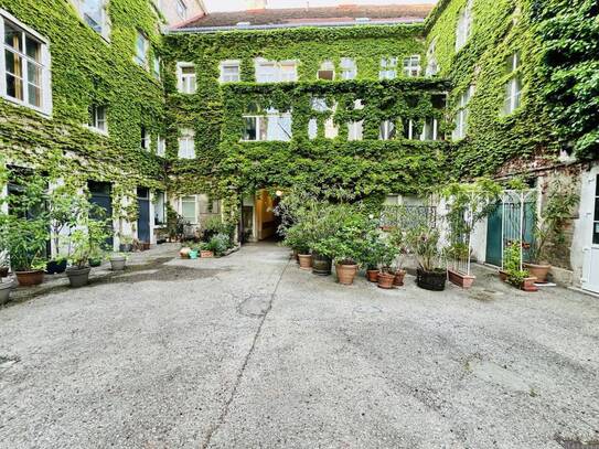 650m zur U3 - Neubaugasse ums Eck - klassische Wieneraltbauwohnung - grüner Innenhof im ehemaligen Kloster - Klimaanlage