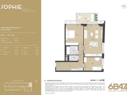 Hochwertige 3-Zimmer-Neubauwohnung mit Balkon - Nähe U4 Friedensbrücke